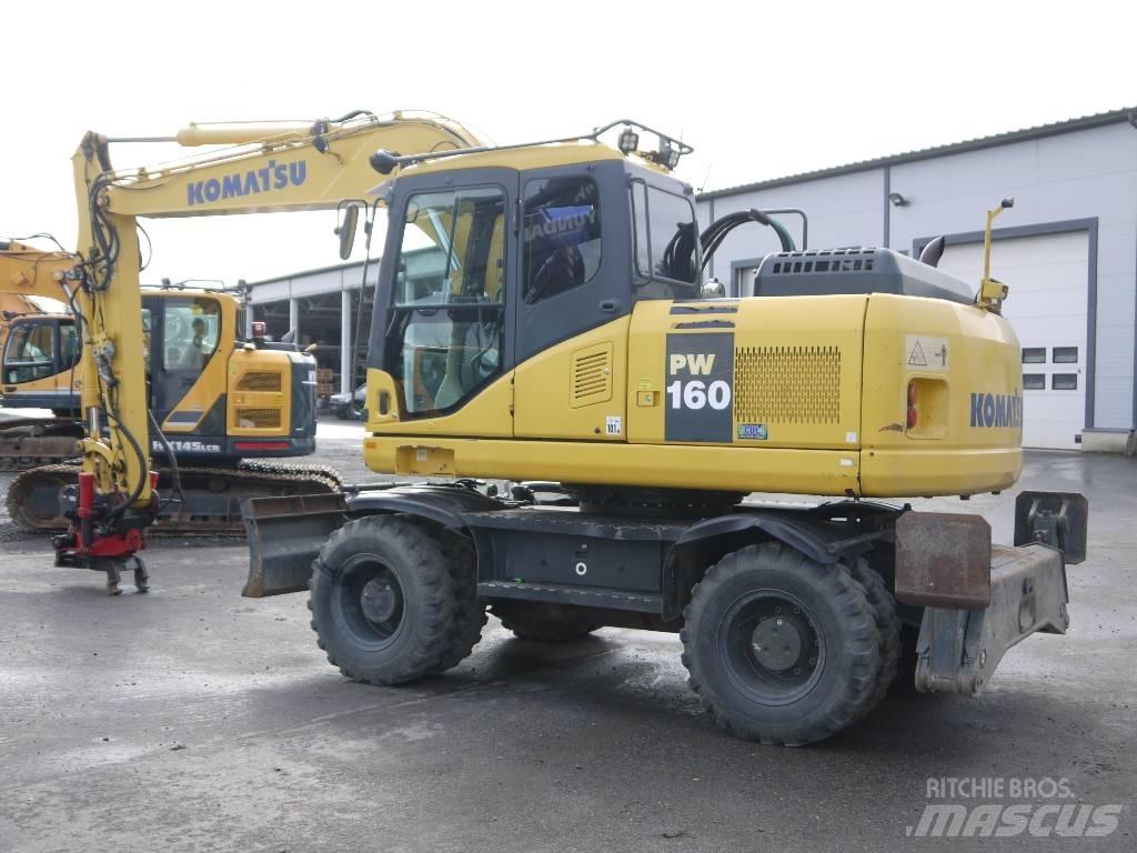 Komatsu PW 160-7E0 Bageri na kotačima