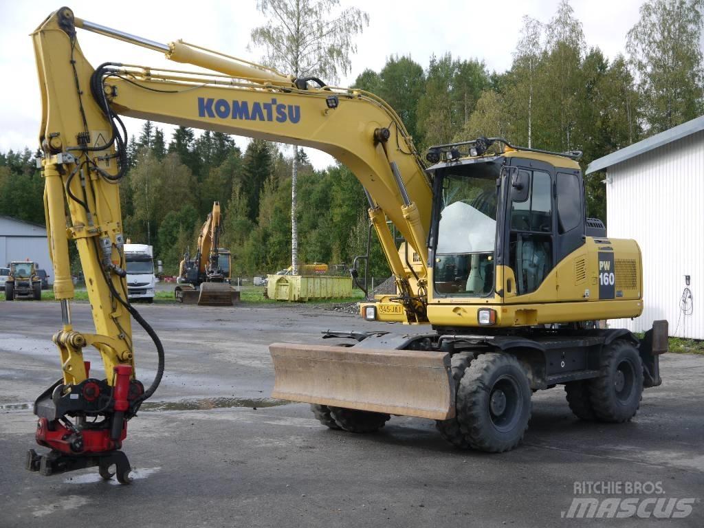 Komatsu PW 160-7E0 Bageri na kotačima