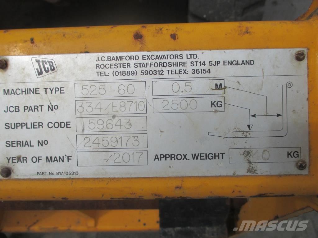 JCB 525-60 Teleskopski viličari