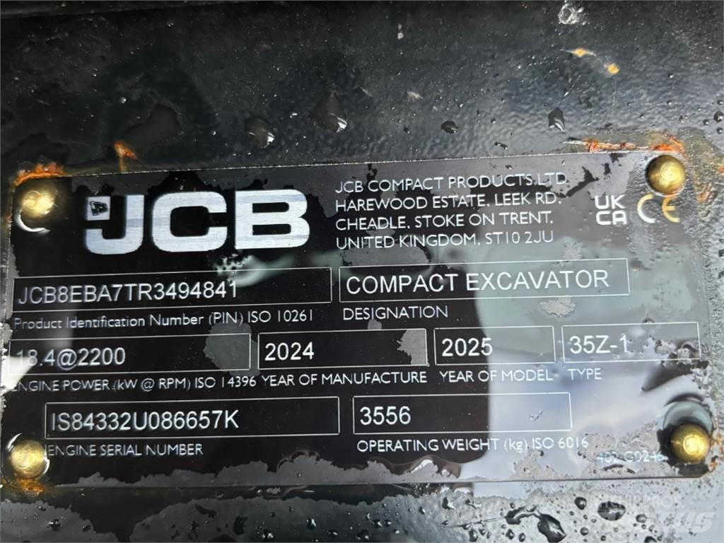 JCB 35Z-1 Mini bageri <7t