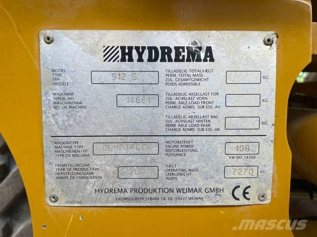 Hydrema 912 G Zglobni demperi
