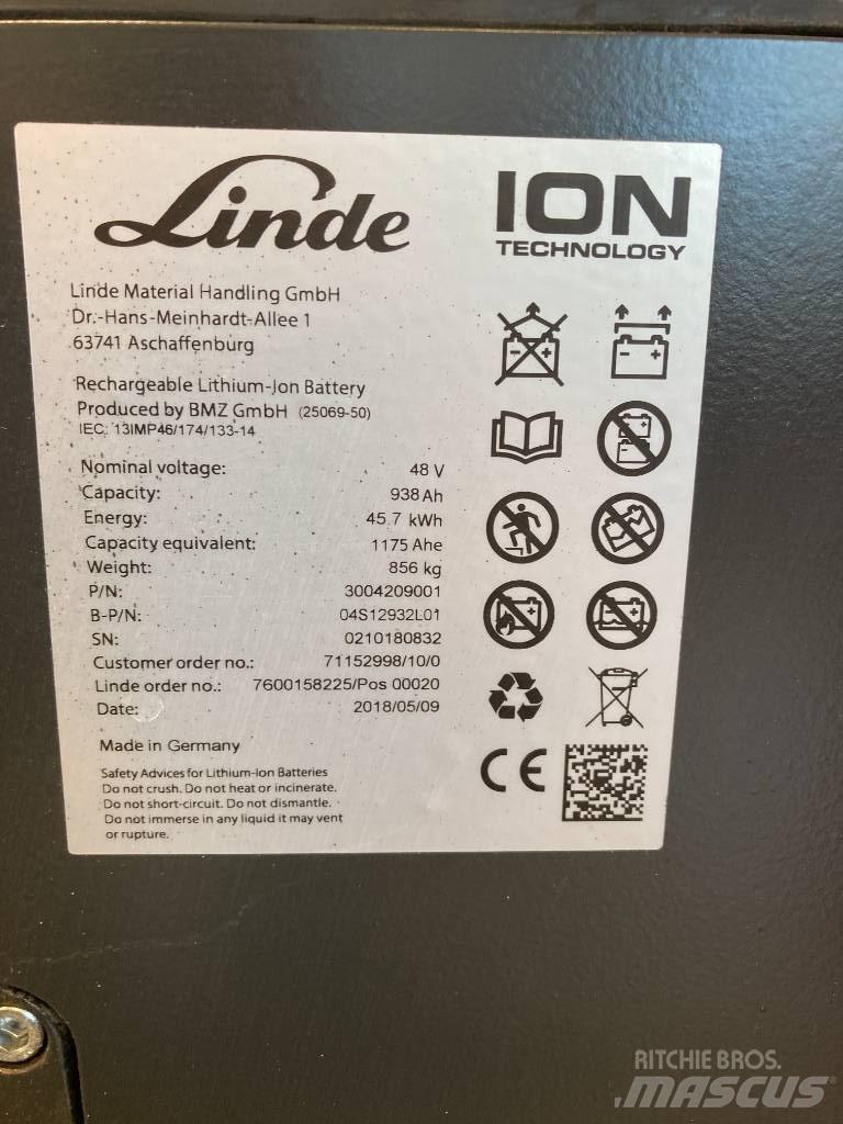 Linde E16/386 Li-ION Električni viličari