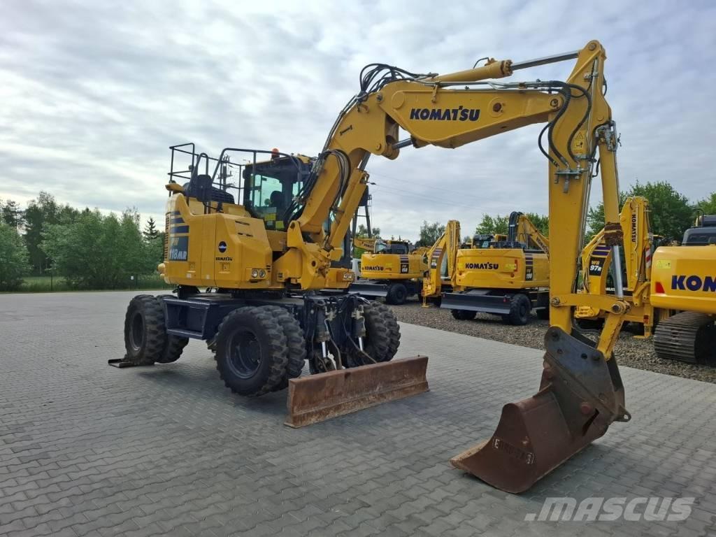 Komatsu PW 118MR-11 Bageri na kotačima