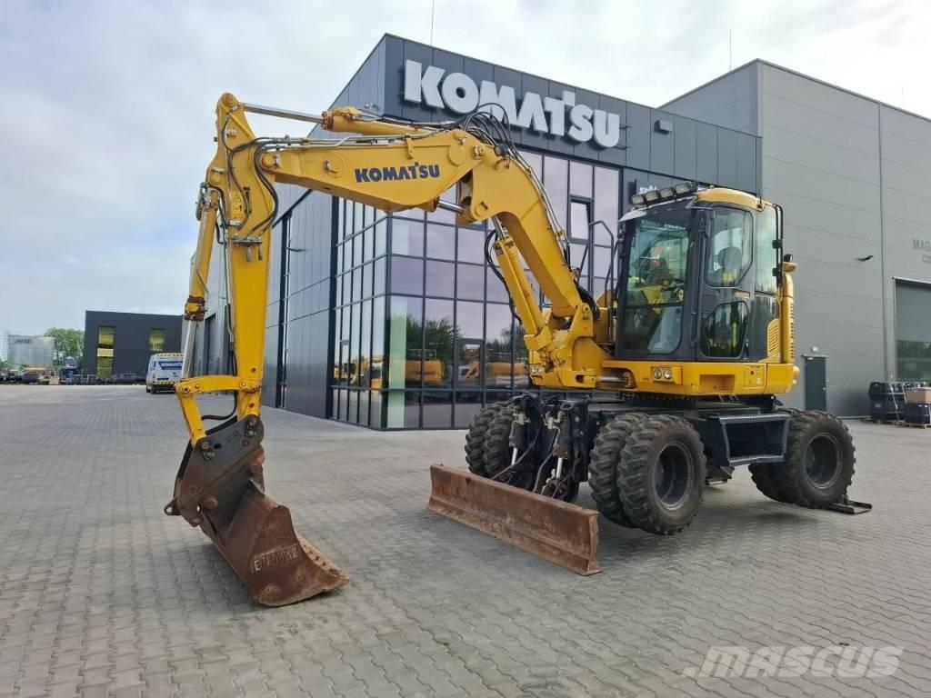 Komatsu PW 118MR-11 Bageri na kotačima