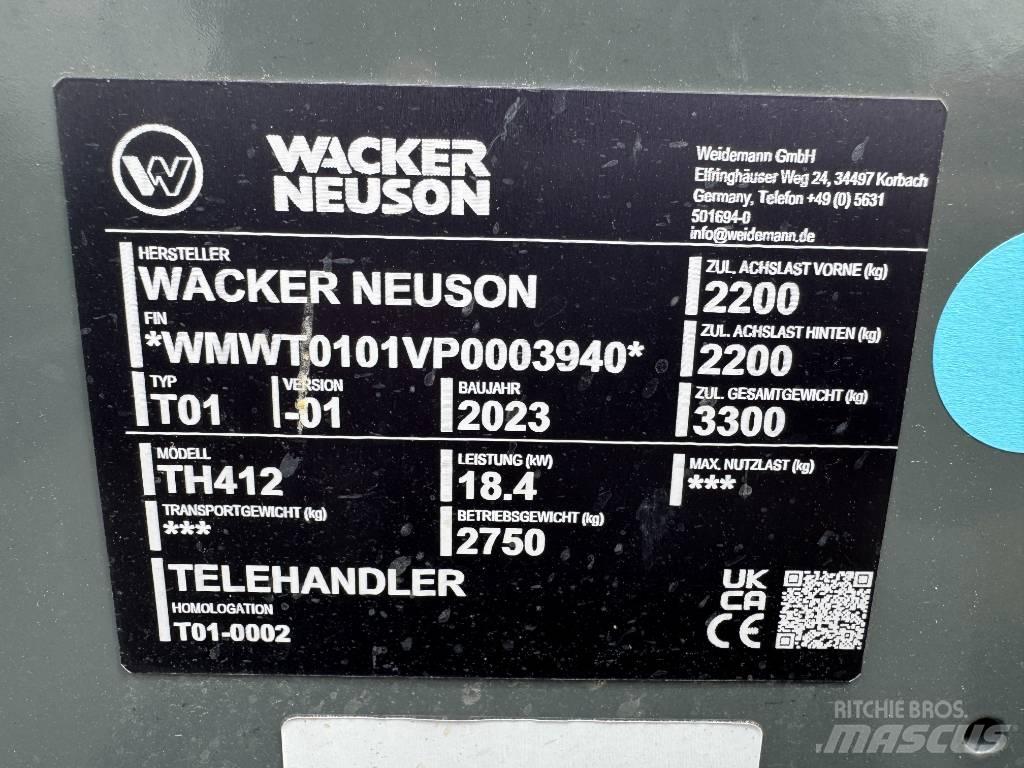 Wacker Neuson TH412 Teleskopski viličari