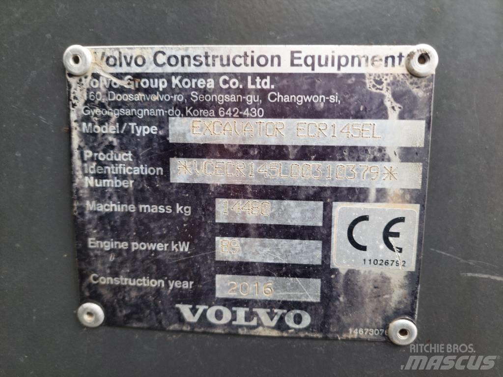 Volvo ECR 145 EL Bageri gusjeničari