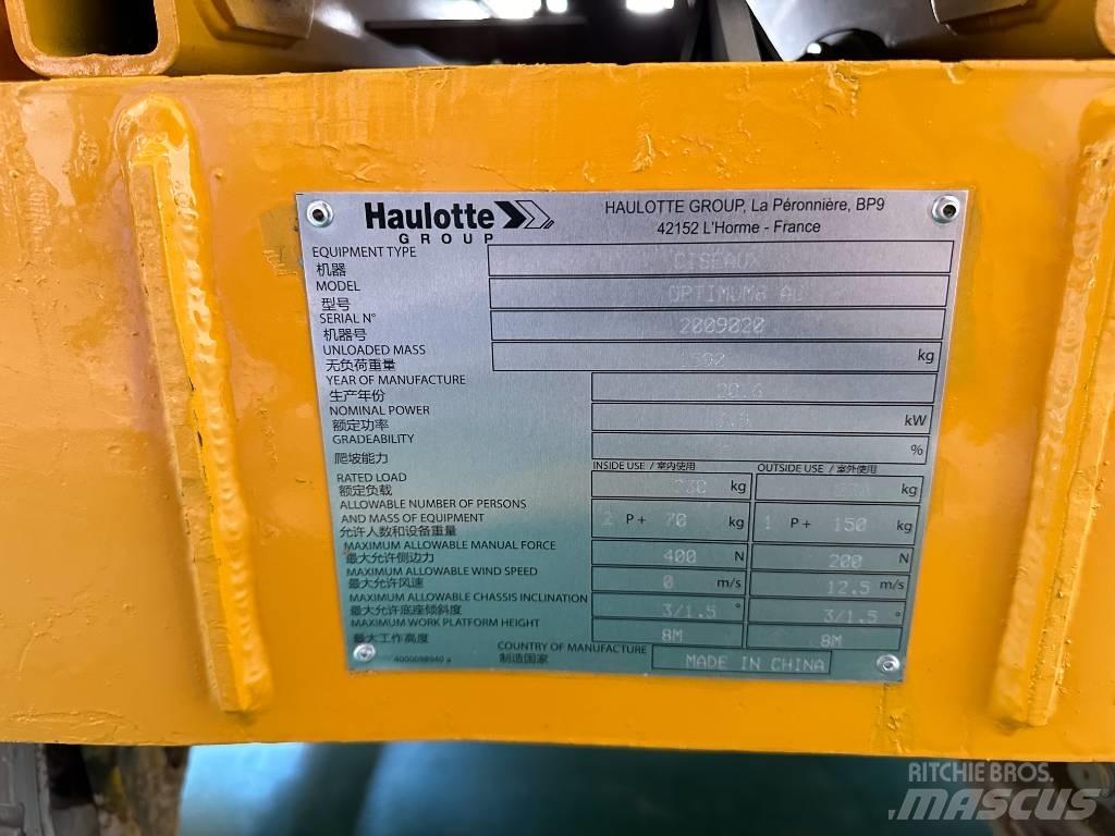 Haulotte OPTIMUM 8 Škaraste platforme