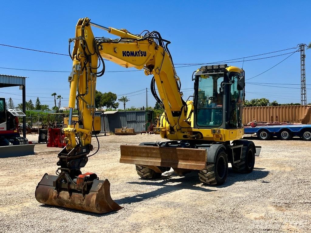 Komatsu PW 98 MR Bageri na kotačima