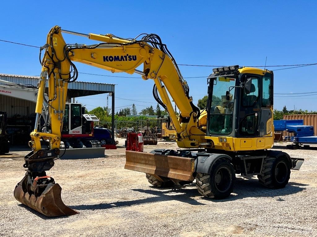 Komatsu PW 98 MR Bageri na kotačima