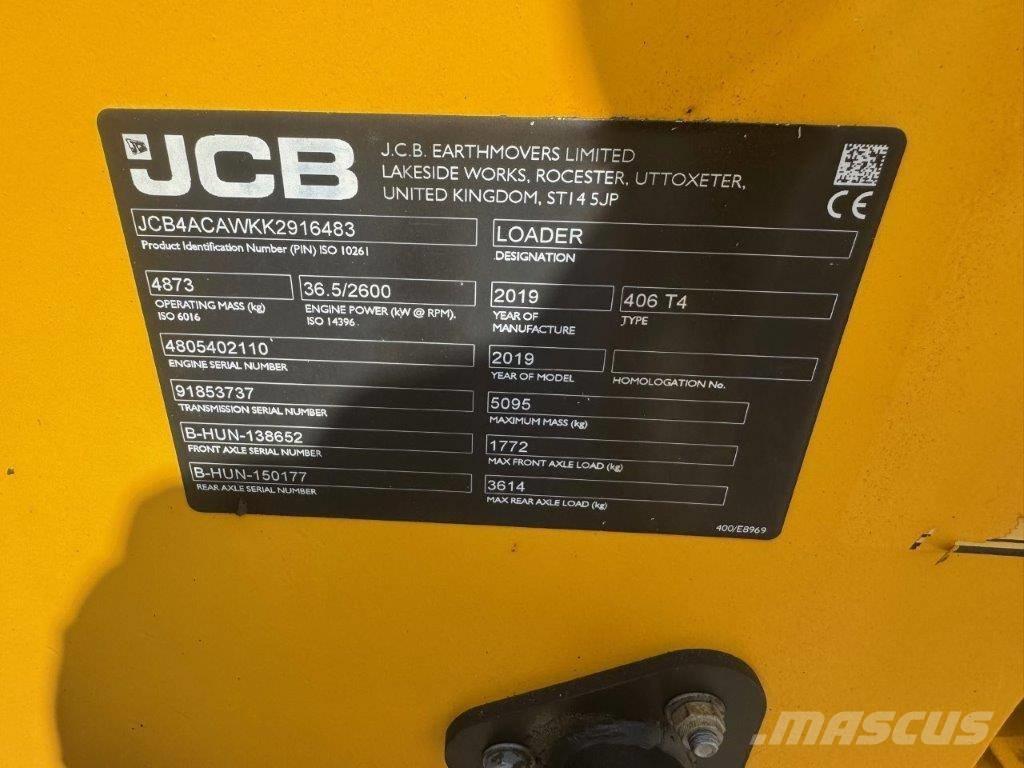 JCB 406 T4 Utovarivači na kotačima