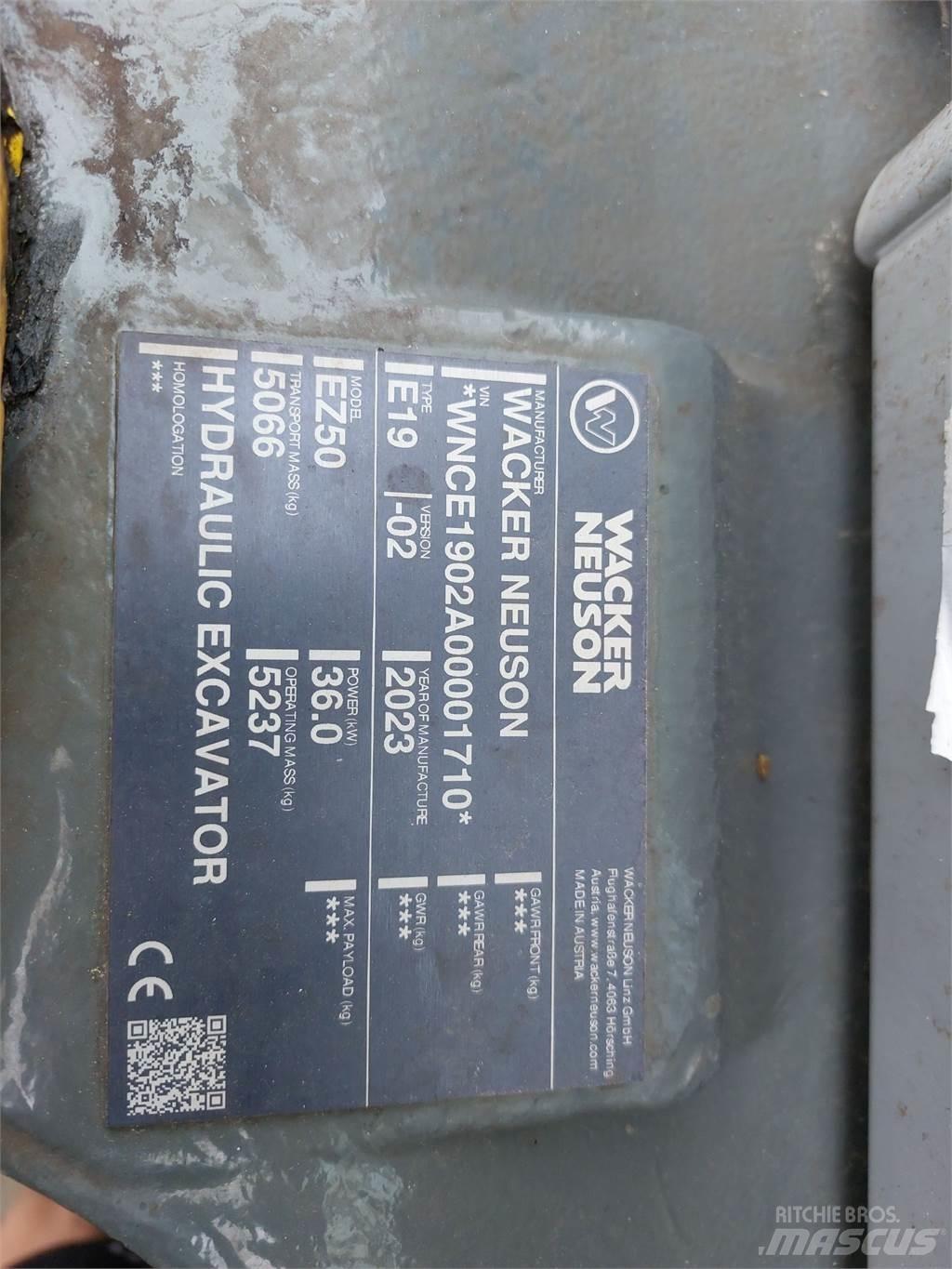 Wacker Neuson EZ50 Bageri gusjeničari