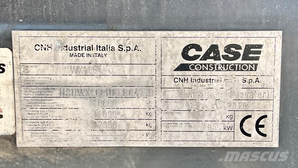 CASE WX 168 Bageri na kotačima