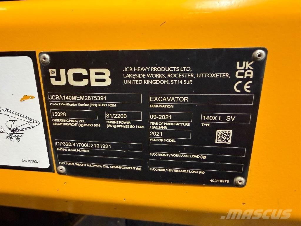 JCB 140 X Bageri gusjeničari