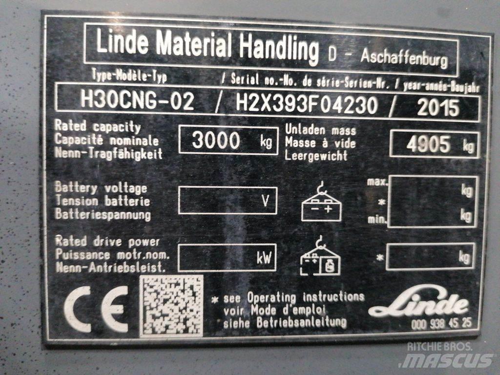 Linde H30CNG-02 Plinski viličari