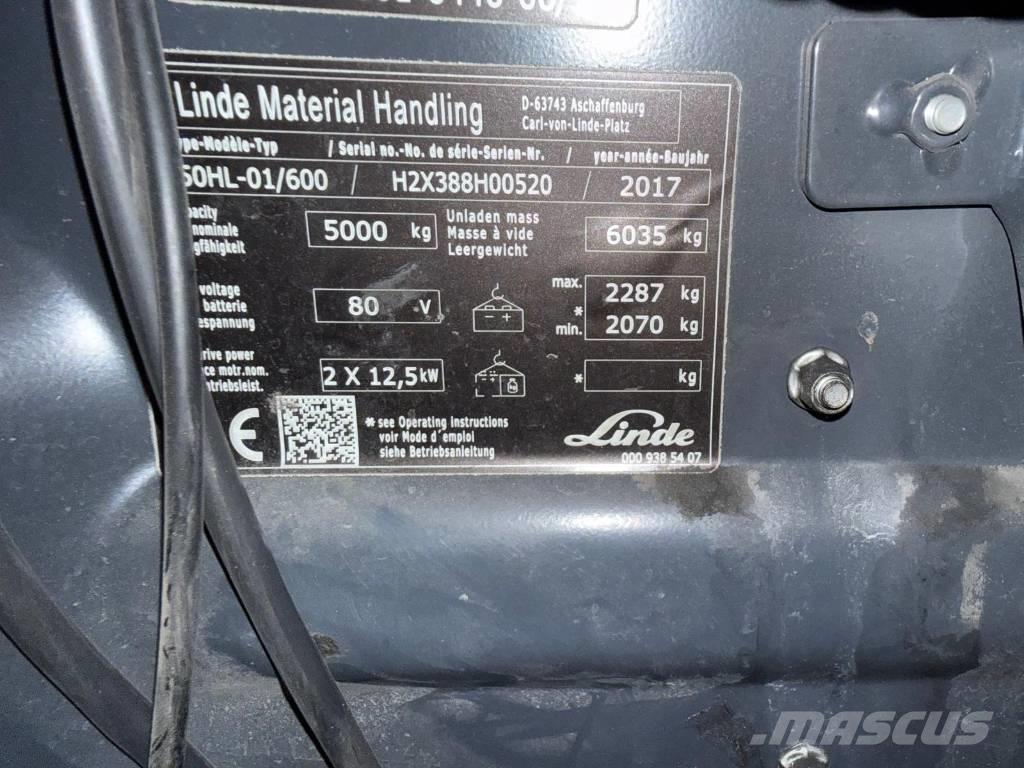 Linde E 50-02 Električni viličari