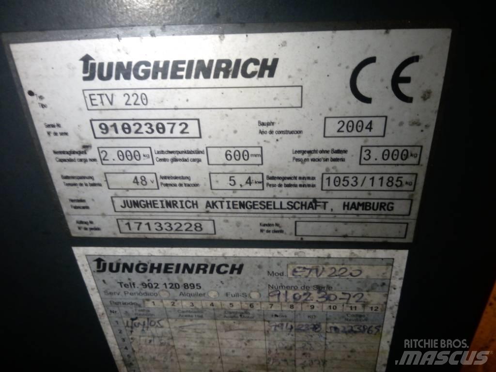 Jungheinrich ETV 220 Viličari sa pomičnim stupom