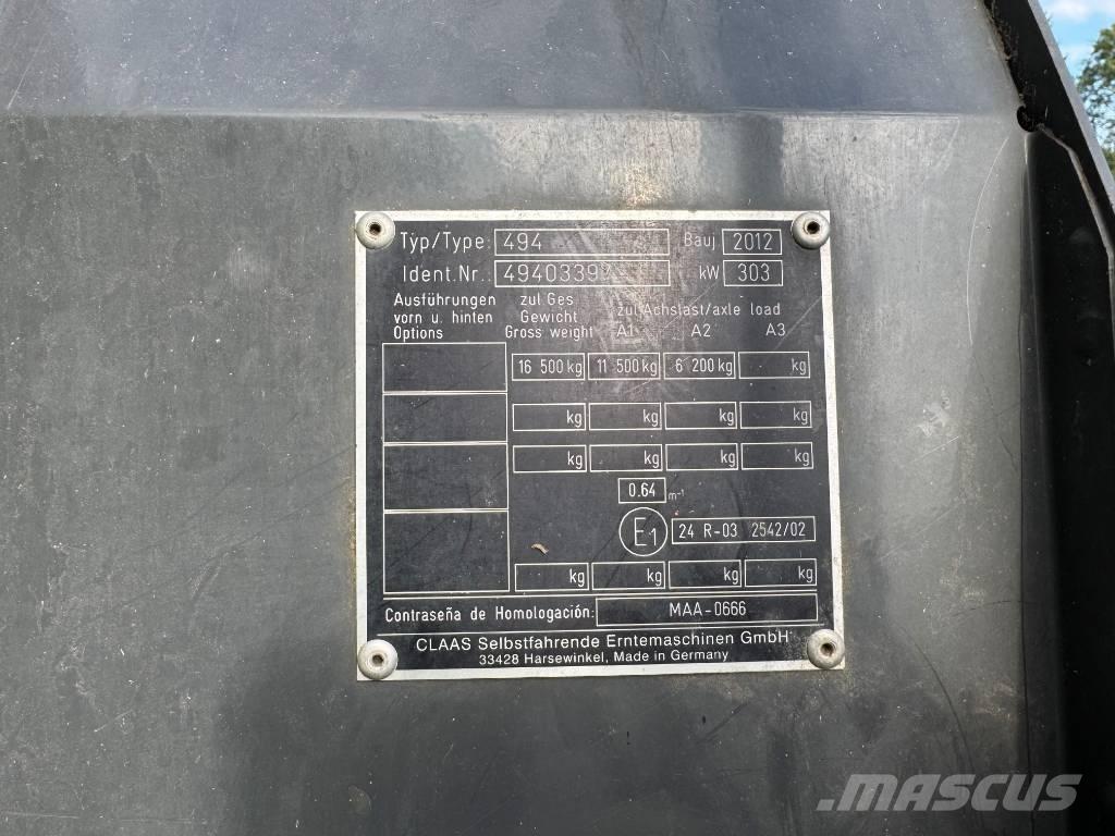 CLAAS Jaguar 930 Strojevi za krmu na vlastiti pogon