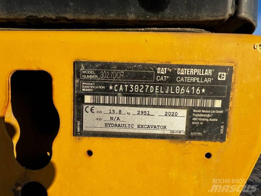 CAT 302.7 DCR Mini bageri <7t