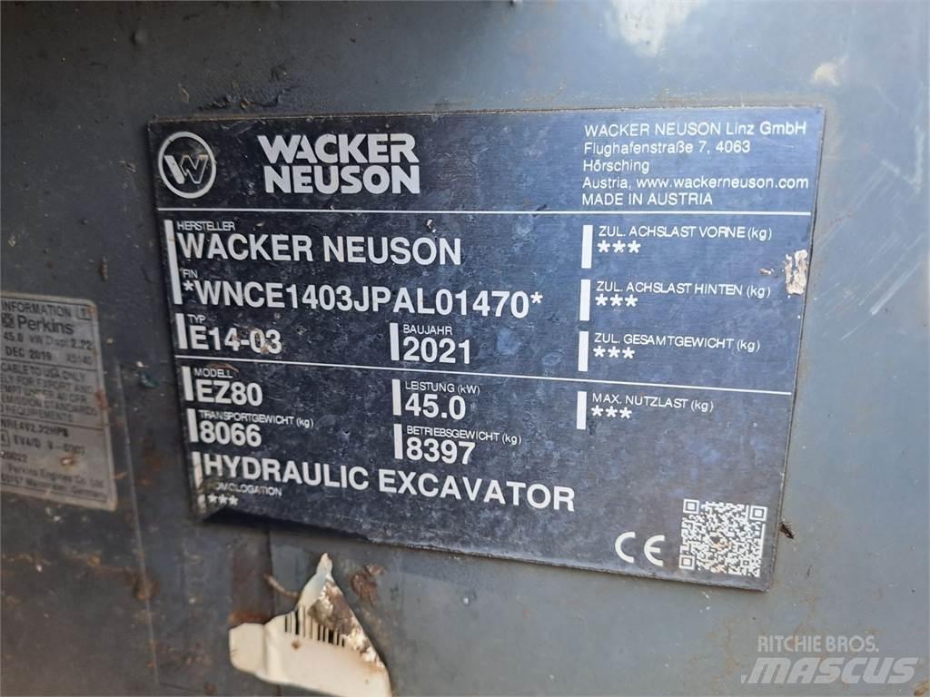 Wacker Neuson EZ80 Bageri gusjeničari