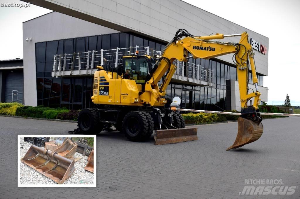 Komatsu PW118MR-11 Bageri na kotačima