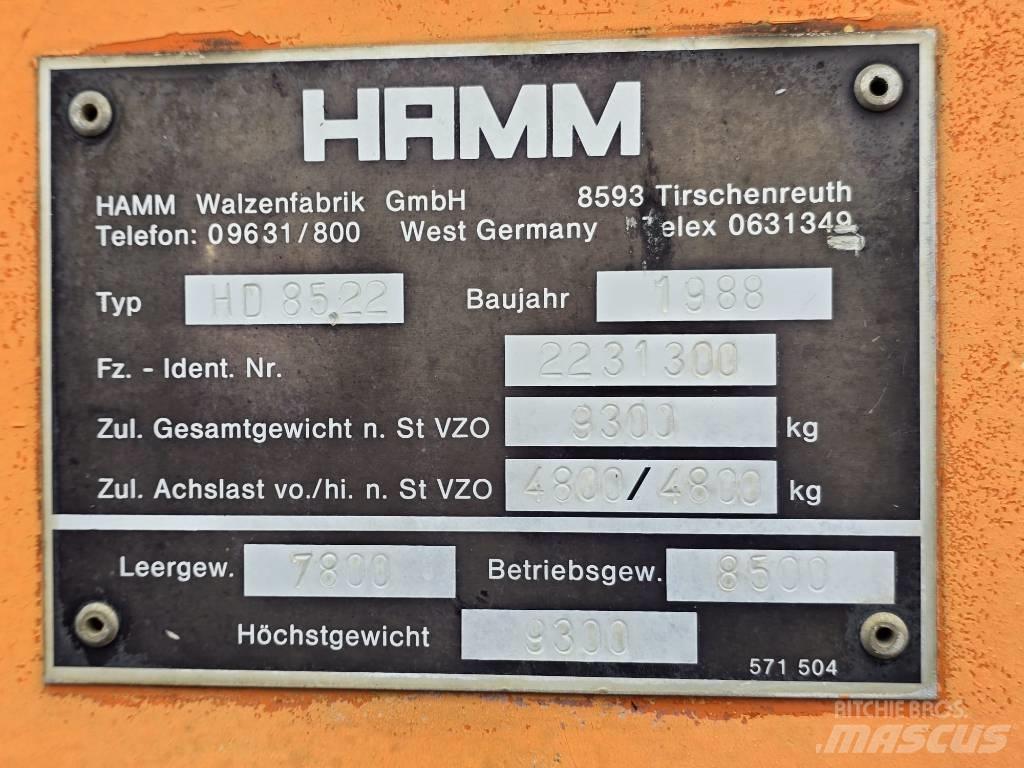 Hamm HD 8522 Valjci sa dvojnim bubnjem