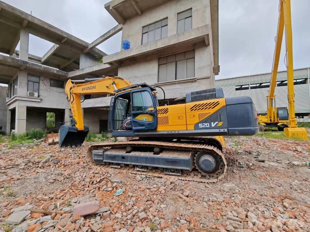 Hyundai Robex 520 VS Bageri gusjeničari