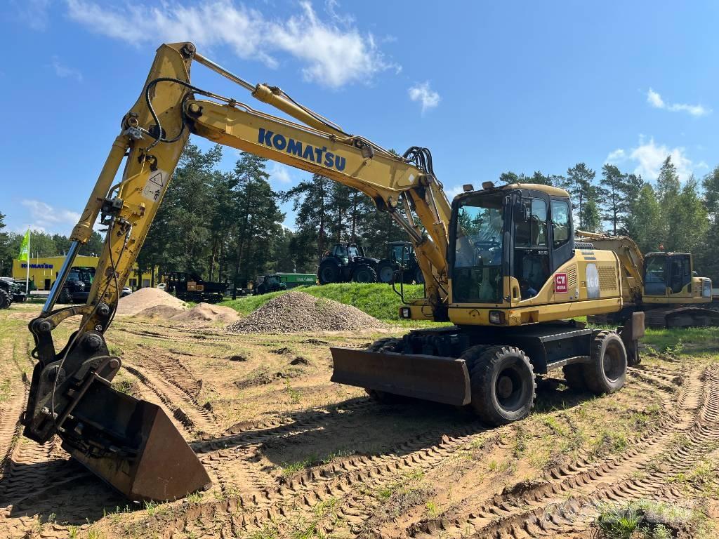 Komatsu PW 160-7 Bageri na kotačima