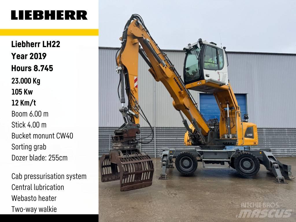 Liebherr LH 22 Bageri za manipuliranje materijalom / otpadom