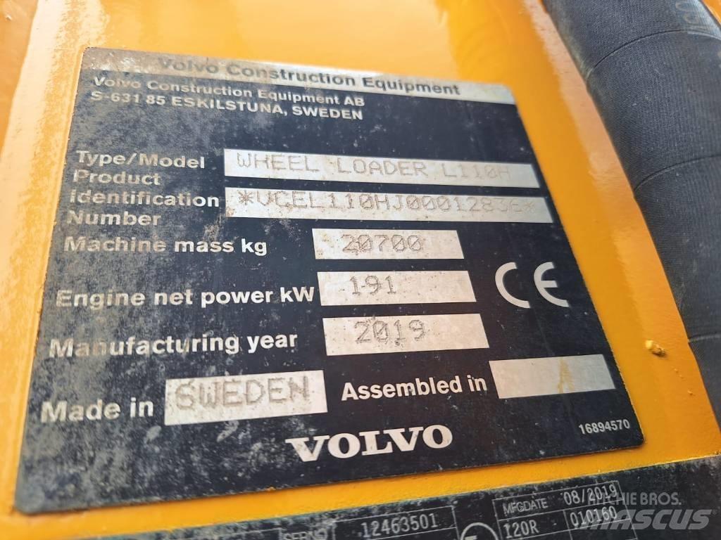 Volvo L110H VAAKA, YM Utovarivači na kotačima
