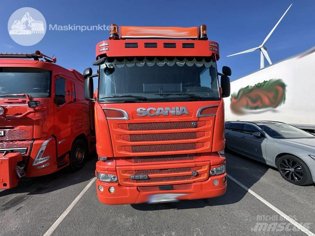 Scania R 520 LB Rol kiper kamioni s kukama za dizanje