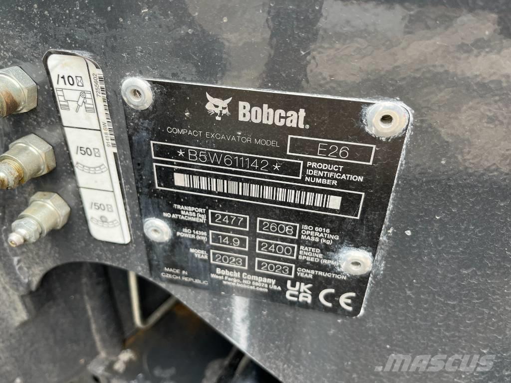 Bobcat E 26 Mini bageri <7t