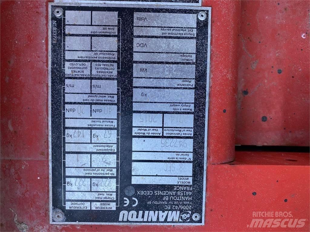 Manitou 78SEC Škaraste platforme