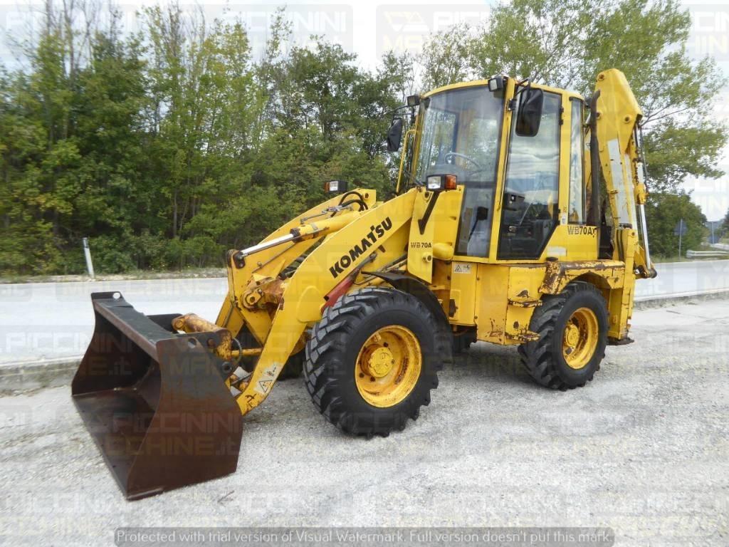 Komatsu WB70A Utovarni rovokopači
