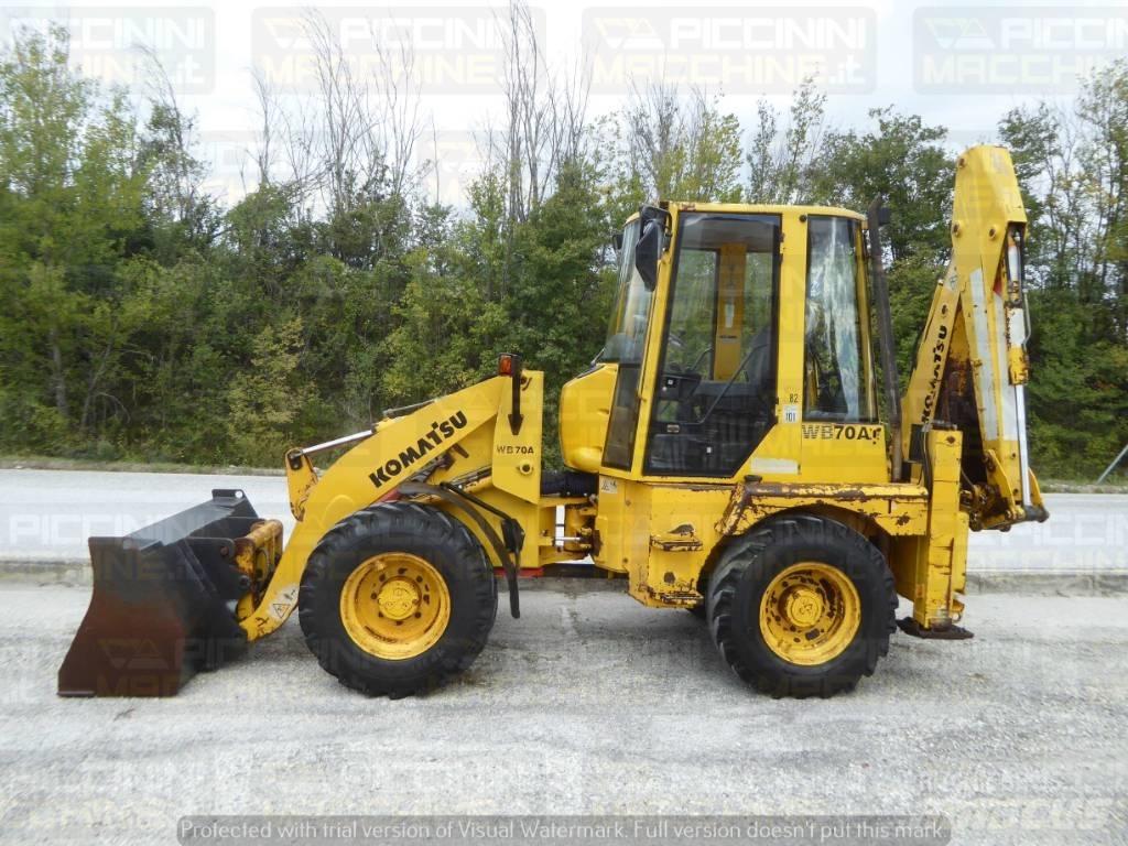 Komatsu WB70A Utovarni rovokopači