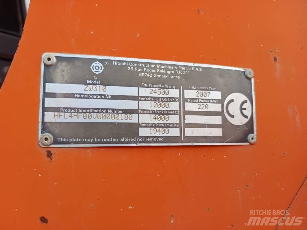 Hitachi ZW 310 Utovarivači na kotačima