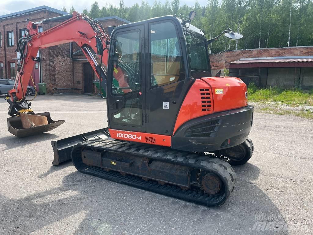 Kubota KX 080-4 Midi bageri 7t – 12t