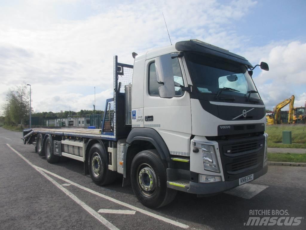 Volvo FM 370 Kamioni s ravnim pločom / vitlom