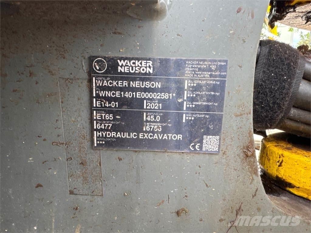 Wacker Neuson ET65 Bageri gusjeničari