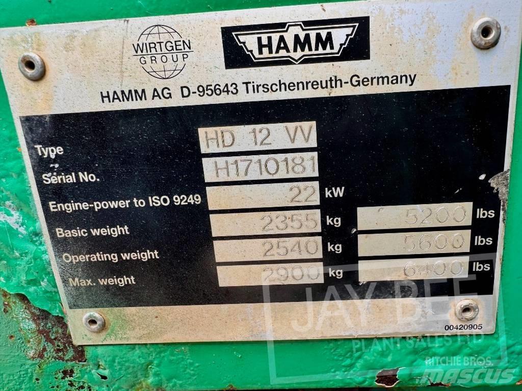 Hamm HD 12 Valjci sa dvojnim bubnjem