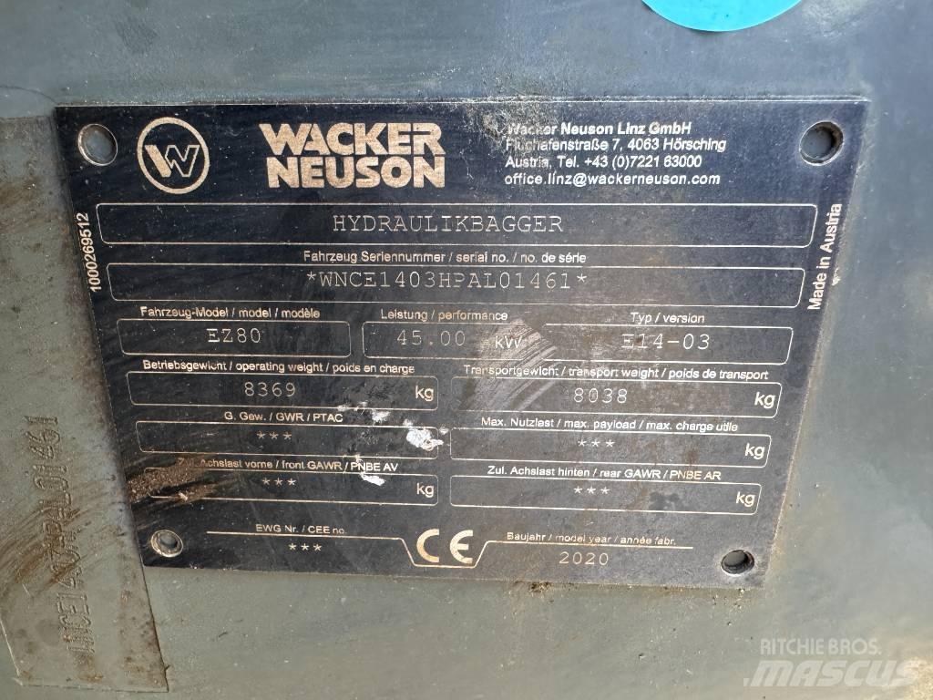 Wacker Neuson EZ80 Bageri gusjeničari