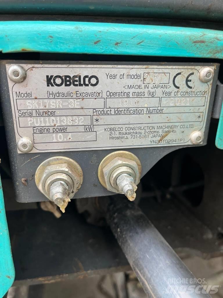Kobelco SK 17 SR-3E Mini bageri <7t