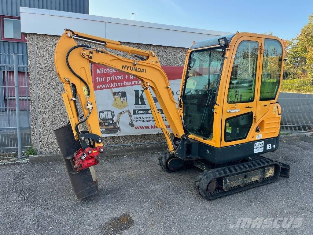 Hyundai R18-9 Mini bageri <7t