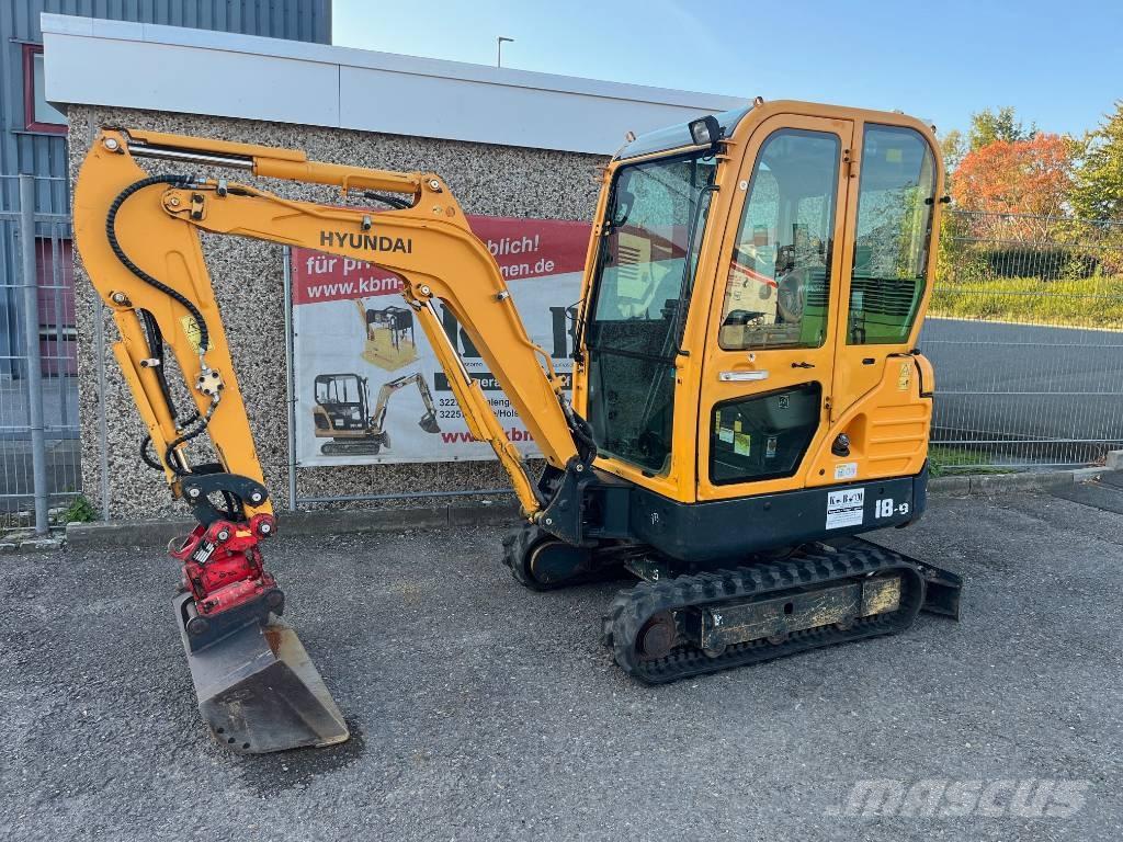 Hyundai R18-9 Mini bageri <7t