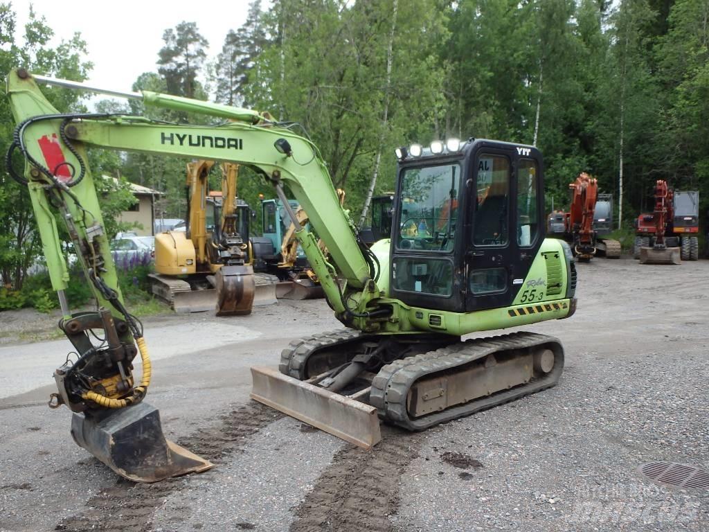 Hyundai Robex 55-3 Mini bageri <7t