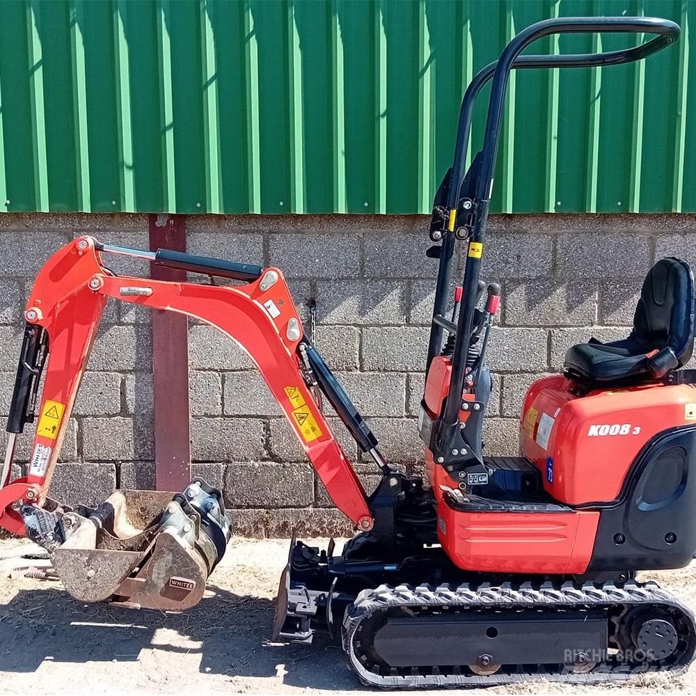 Kubota K008-3 Mini bageri <7t