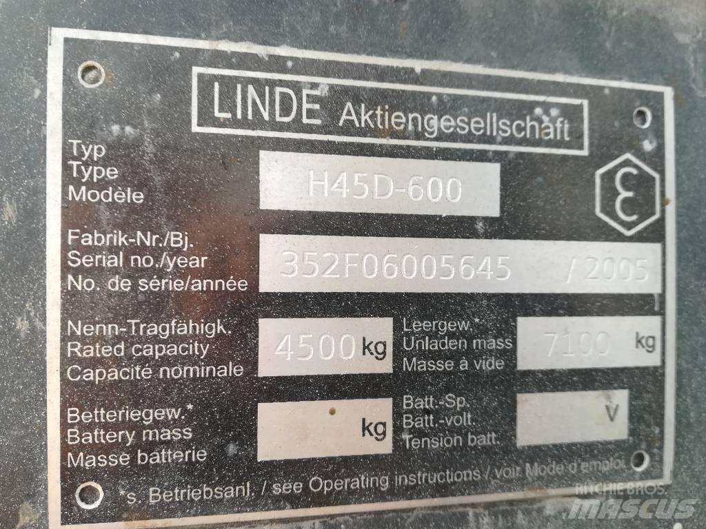 Linde H 45 D 600 Dizelski viličari