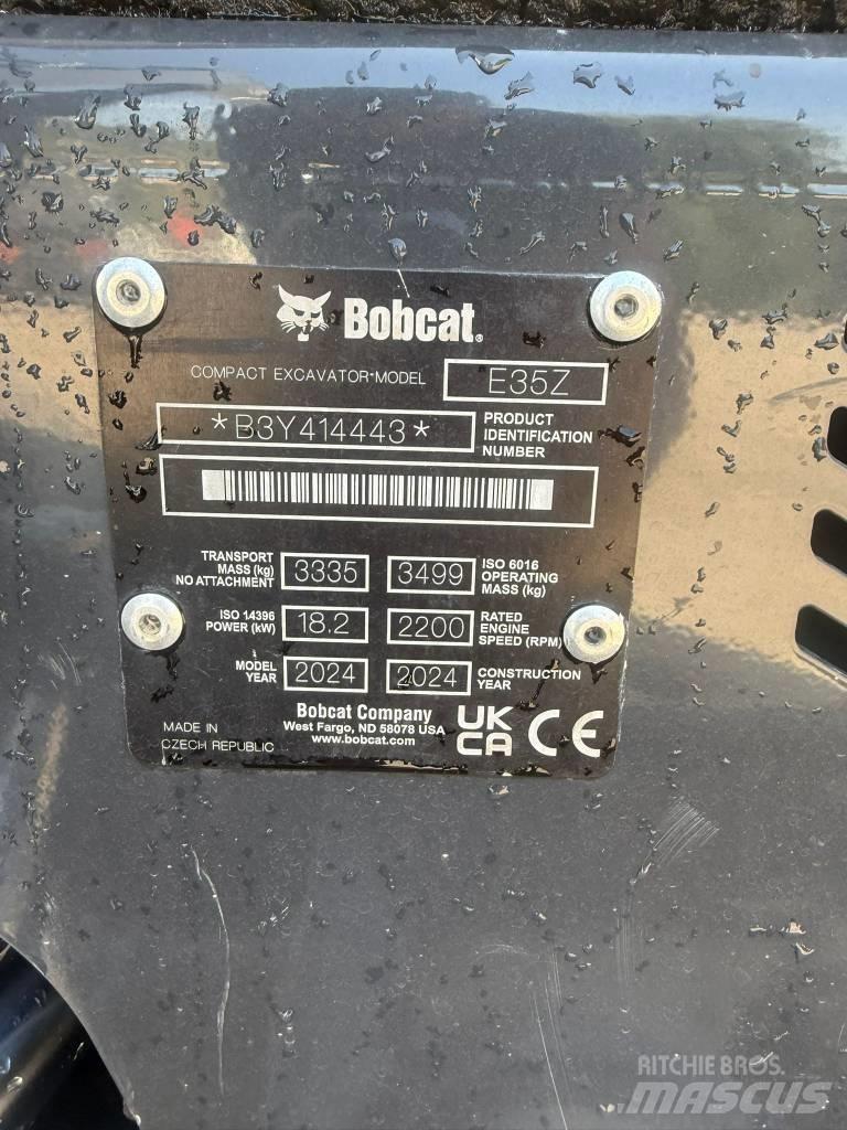 Bobcat E 35, 549h Mini bageri <7t