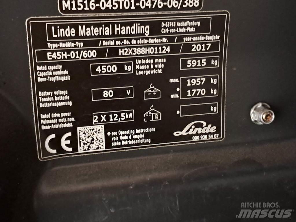 Linde E45H-01/600 Električni viličari