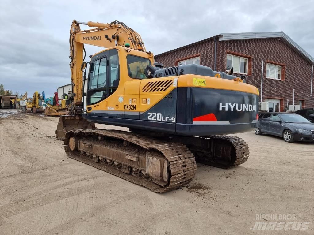 Hyundai R 220 LC-9 A Bageri gusjeničari