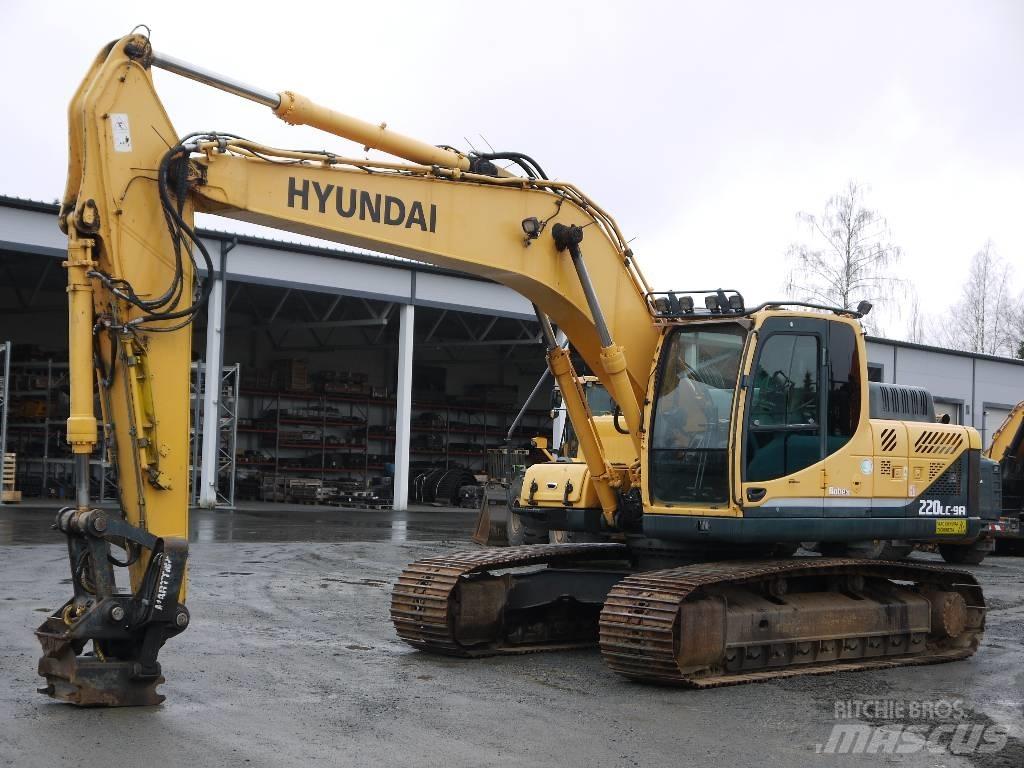 Hyundai R 220 LC-9A Bageri gusjeničari